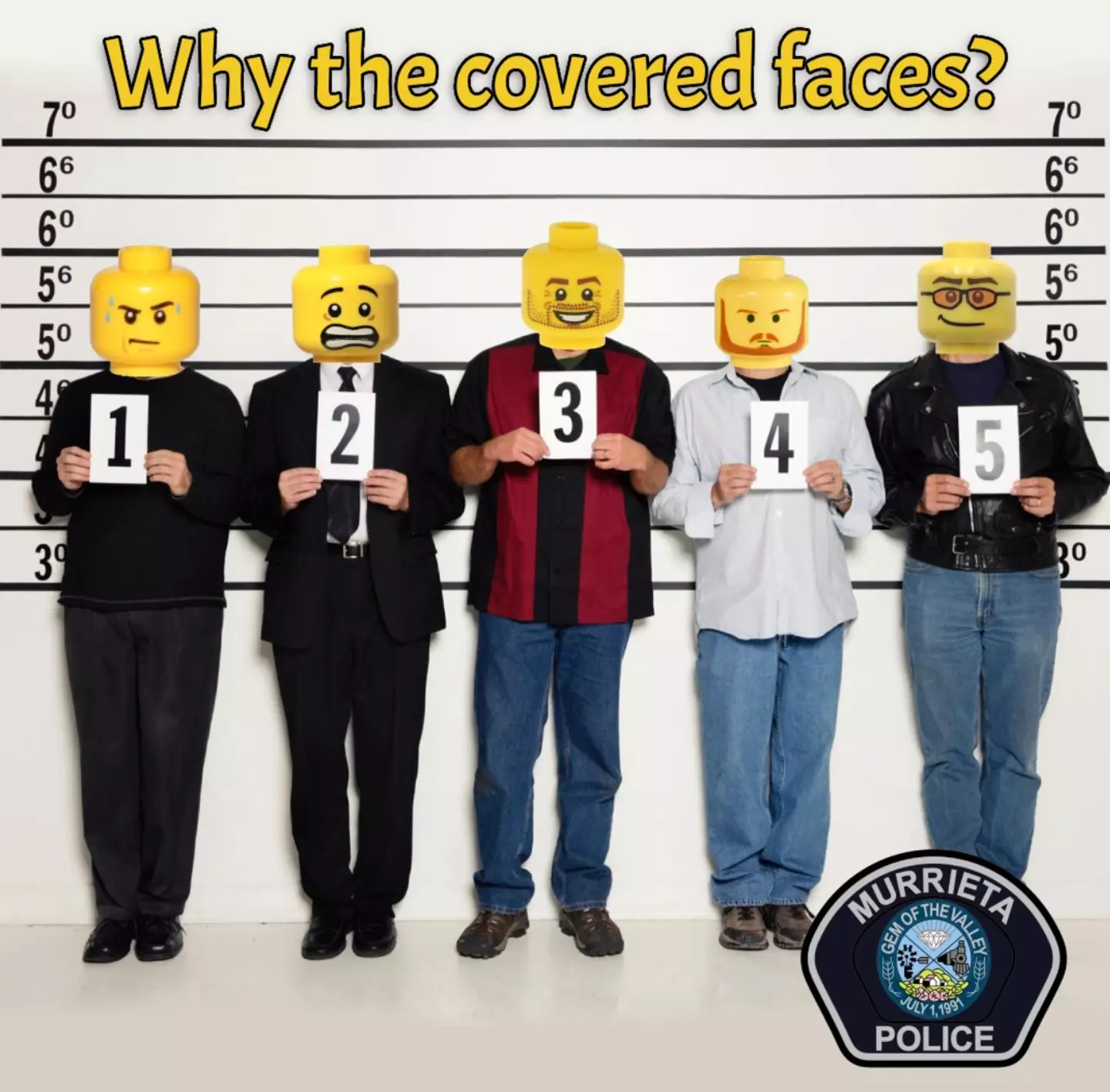 The photos are certainly far from the typical mugshots.