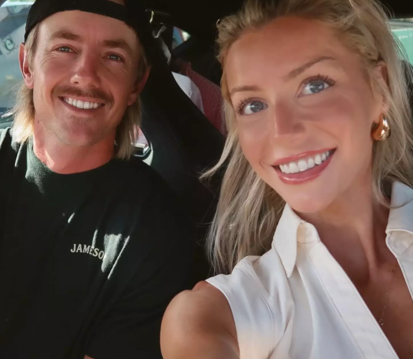 Makena, pictured with her pro-golfer boyfriend Knapp, died suddenly at the age of 28 (Instagram/makenawhite91)