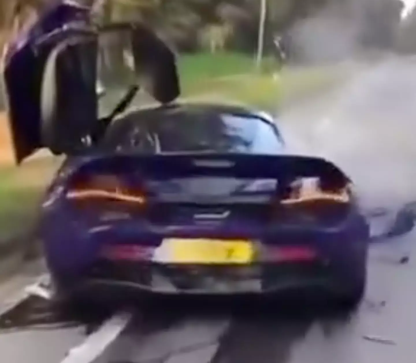 The car looked in bad shape in the video.