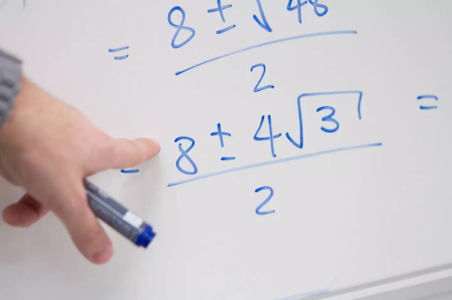 The assistant professor called the equation 'easy'.