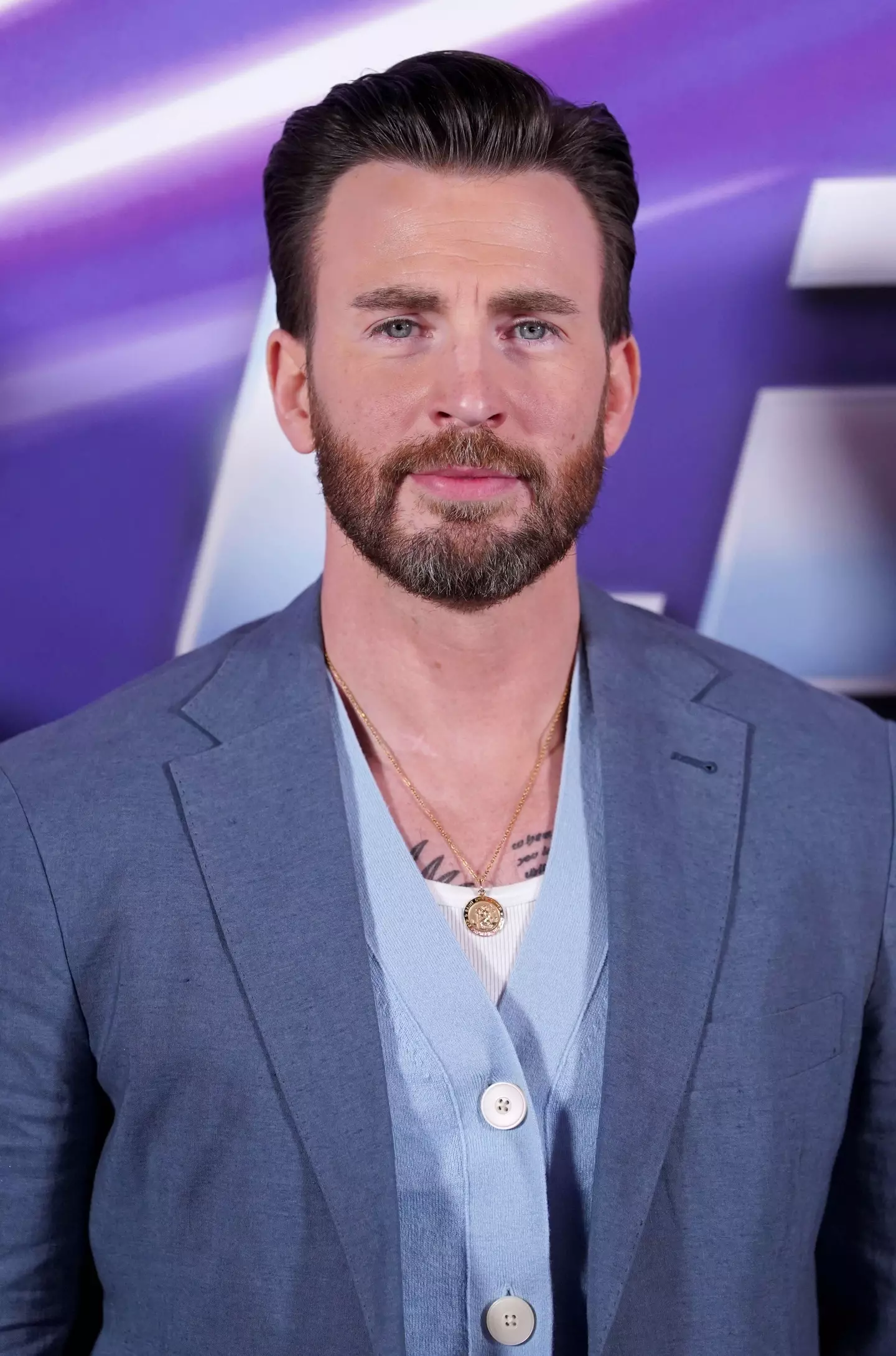 Chris Evans was unaware that Strong had been asked to play his body double.