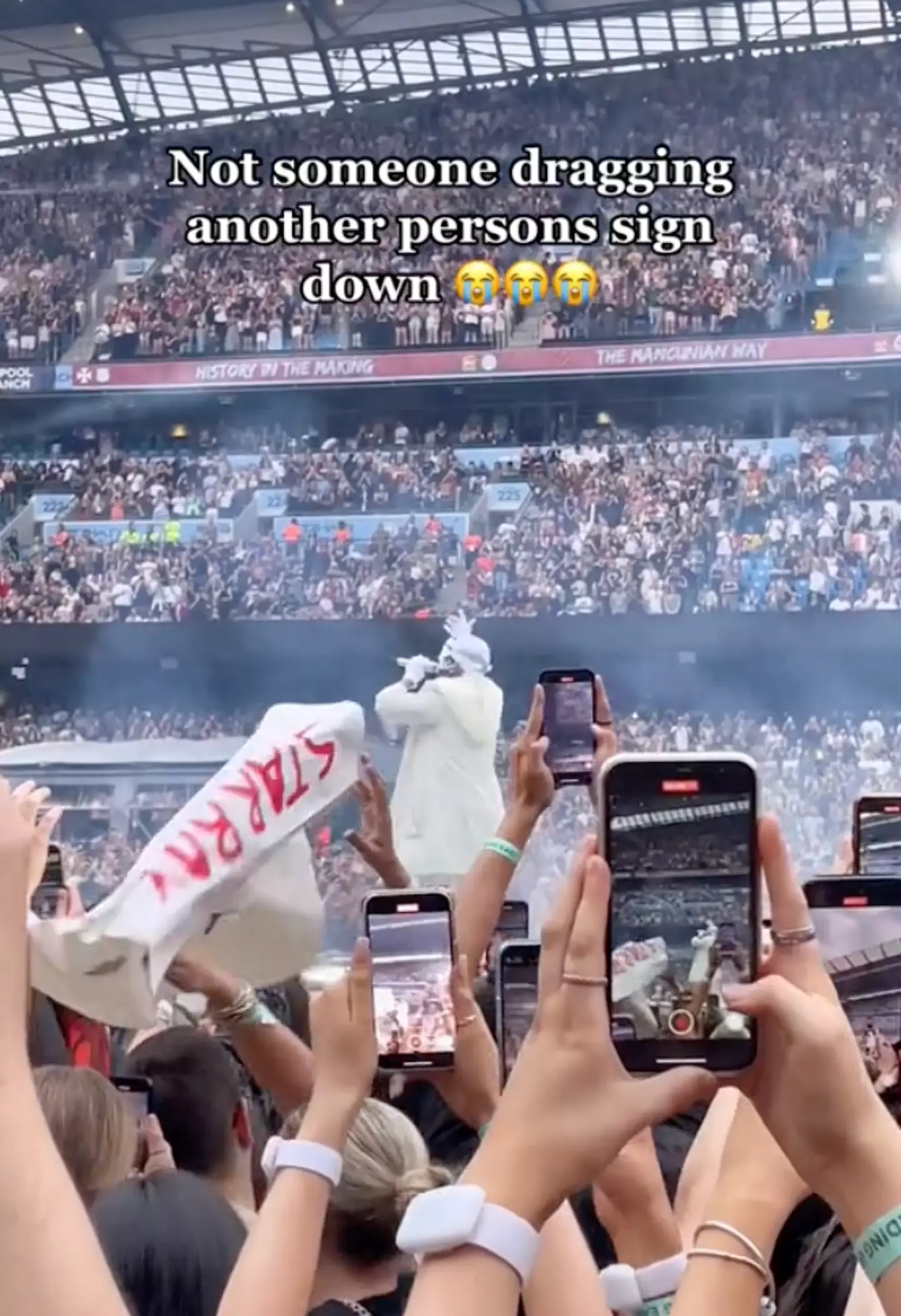 It's not the first The Weeknd concert it's happened at - you've been warned.