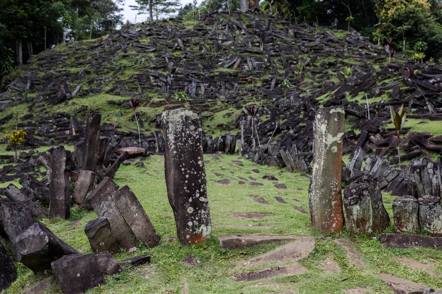 Archaeologists have dismissed the claims (Garry Lotulung/NurPhoto via Getty Images)