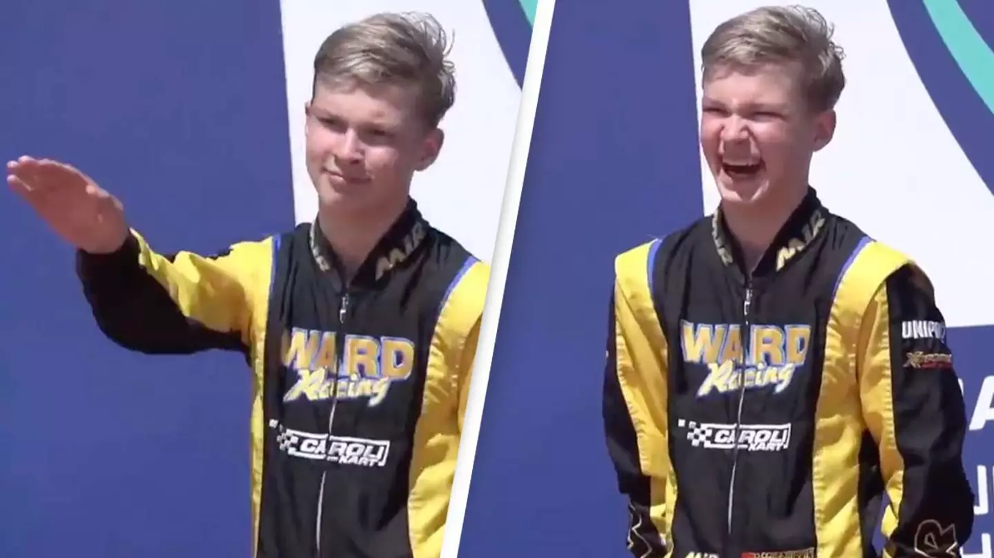 15-Year-Old Russian Karting Champion Investigated After Performing 'Nazi Salute' On Podium