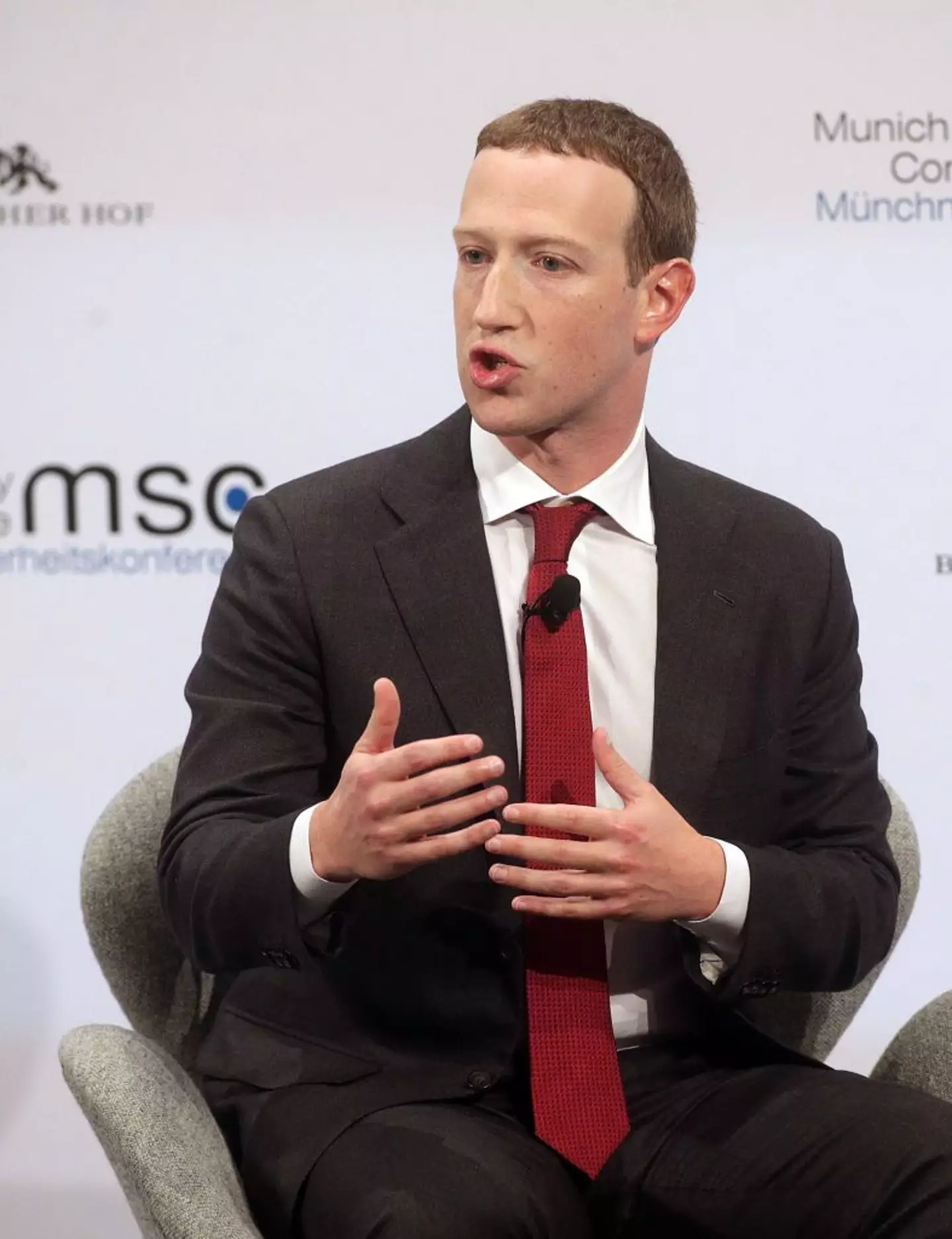 Mark Zuckerberg claimed the situation was 'frustrating'. (Johannes Simon/Getty Images)