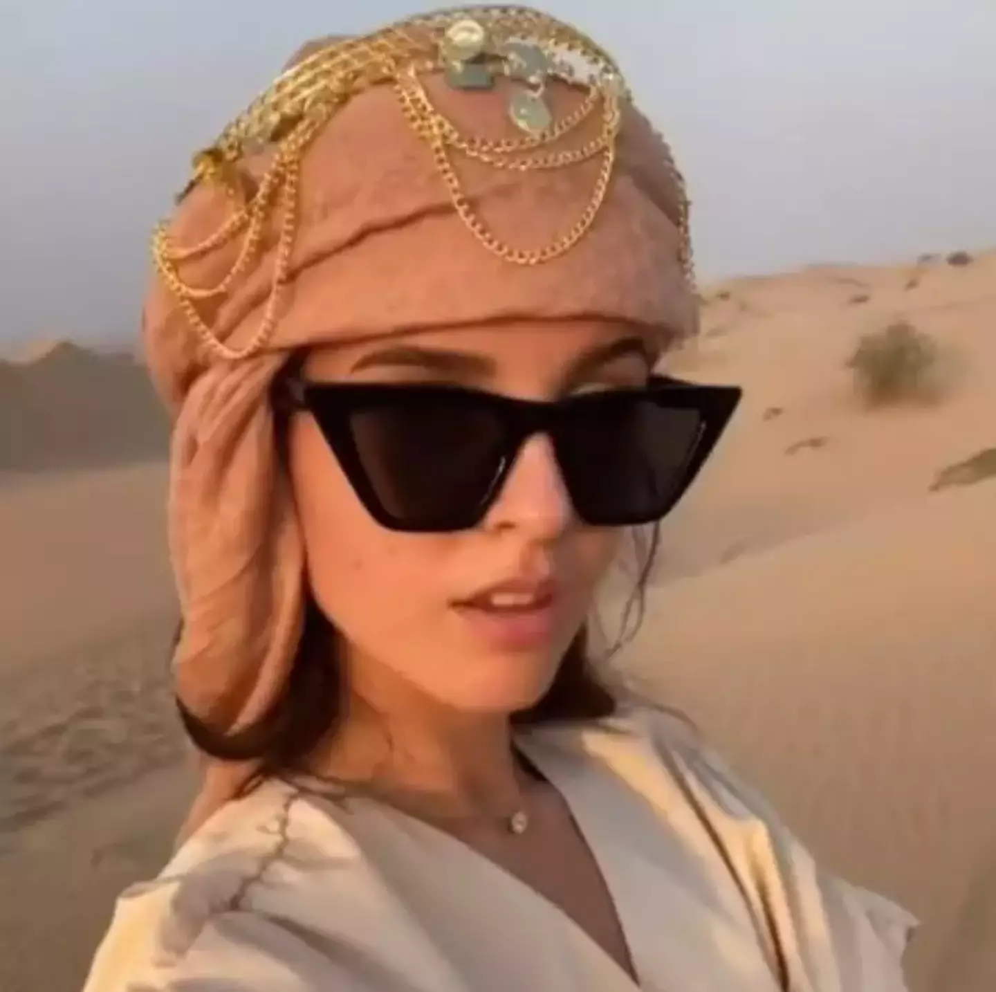 The influencer is known for showing off her lavish lifestyle.