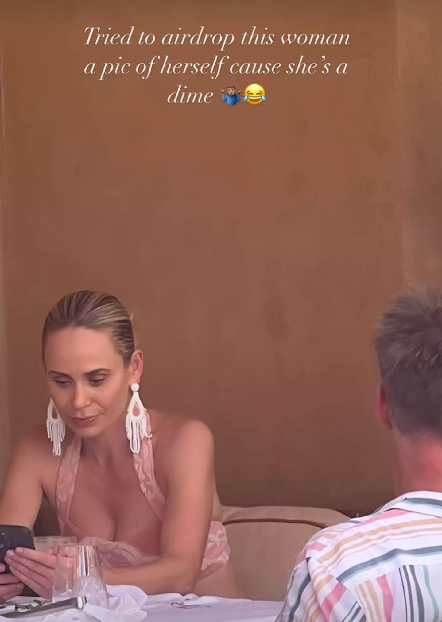 Drake tried to airdrop the woman.