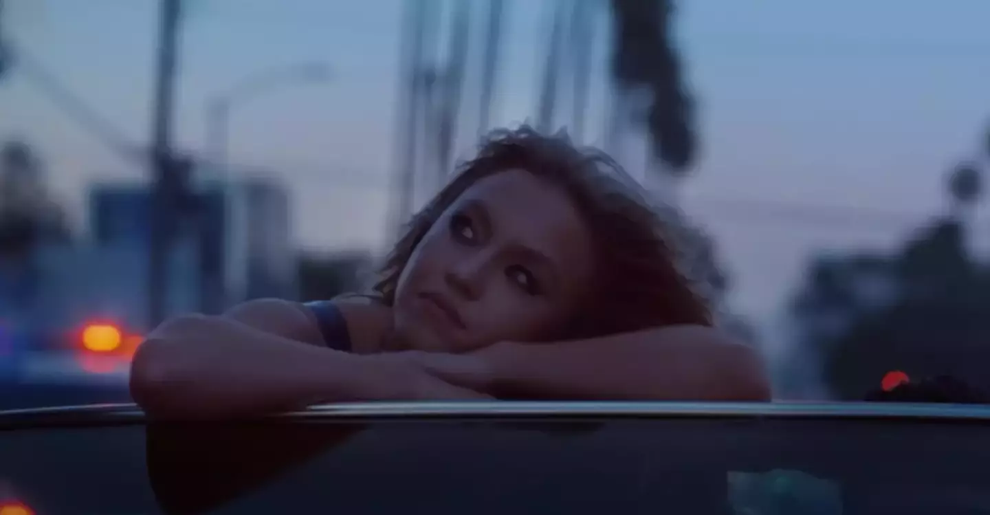 Sydney Sweeney stars in the music video for 'Angry'.