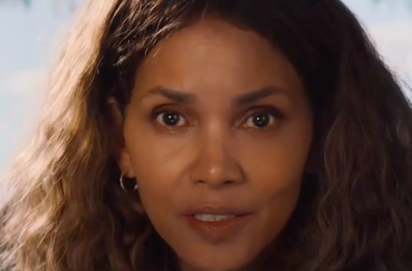 Halle Berry had finished filming on The Mothership.