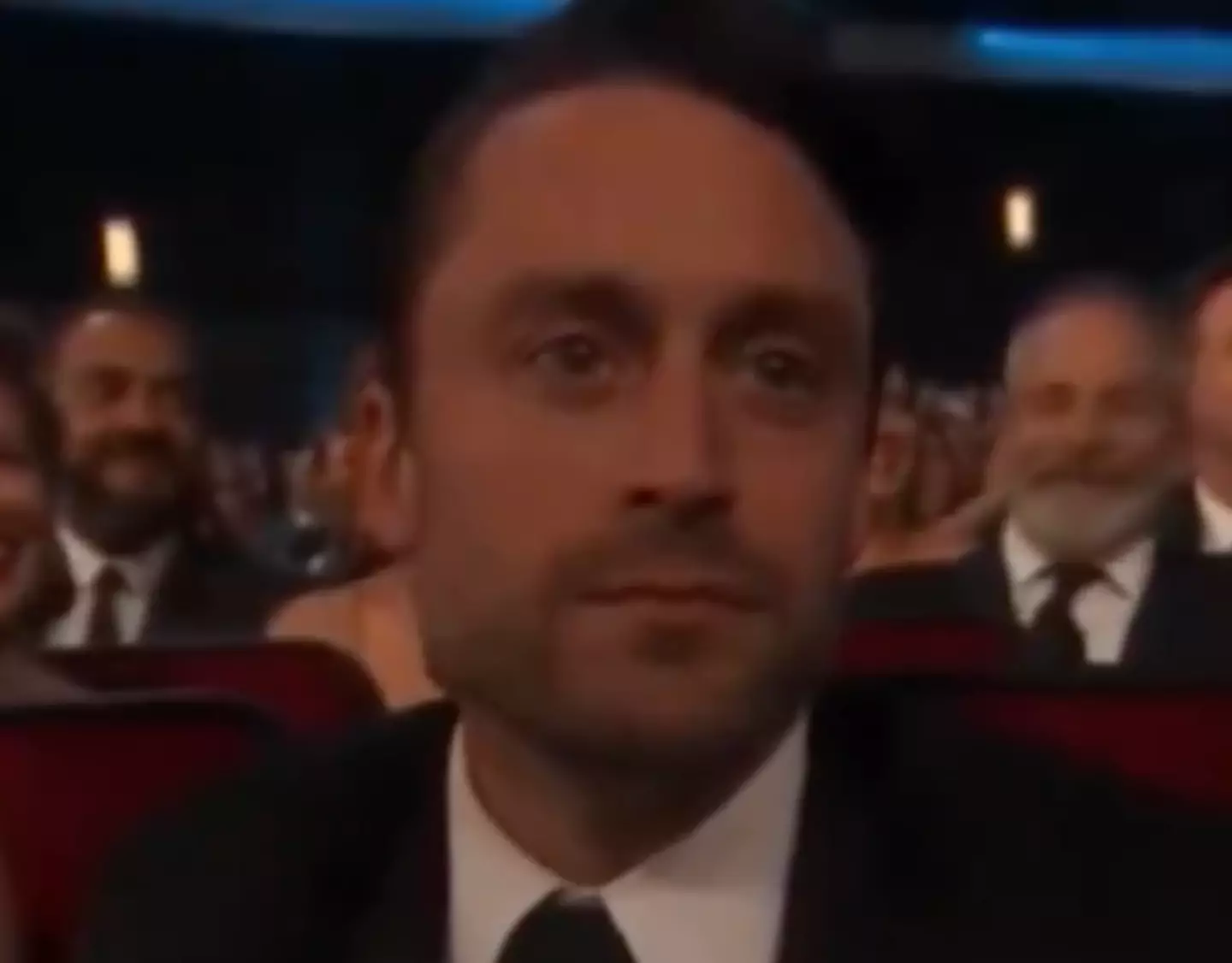 Kieran Culkin did not look impressed at first.