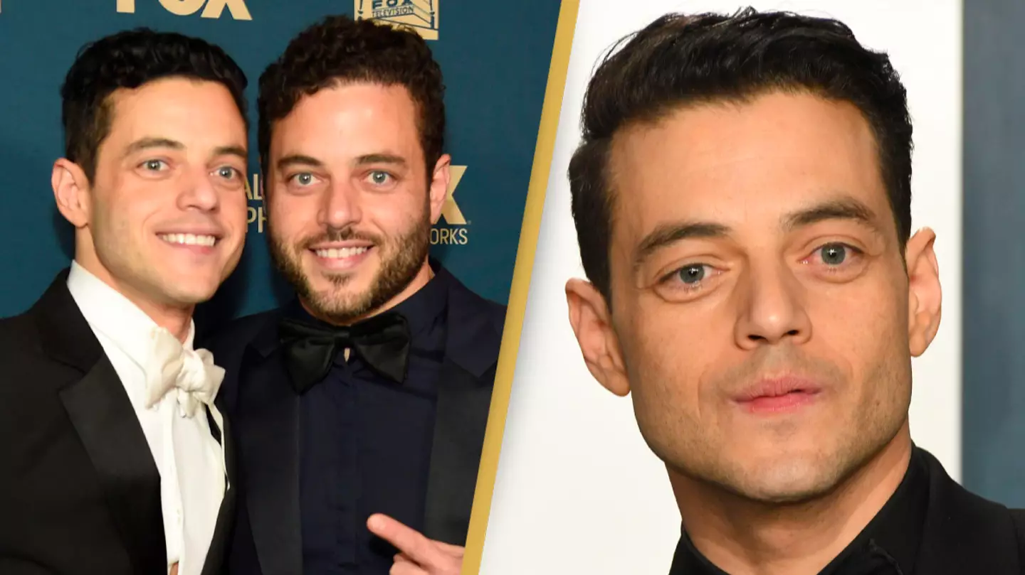 Rami Malek has an identical twin brother and he leads a very different life