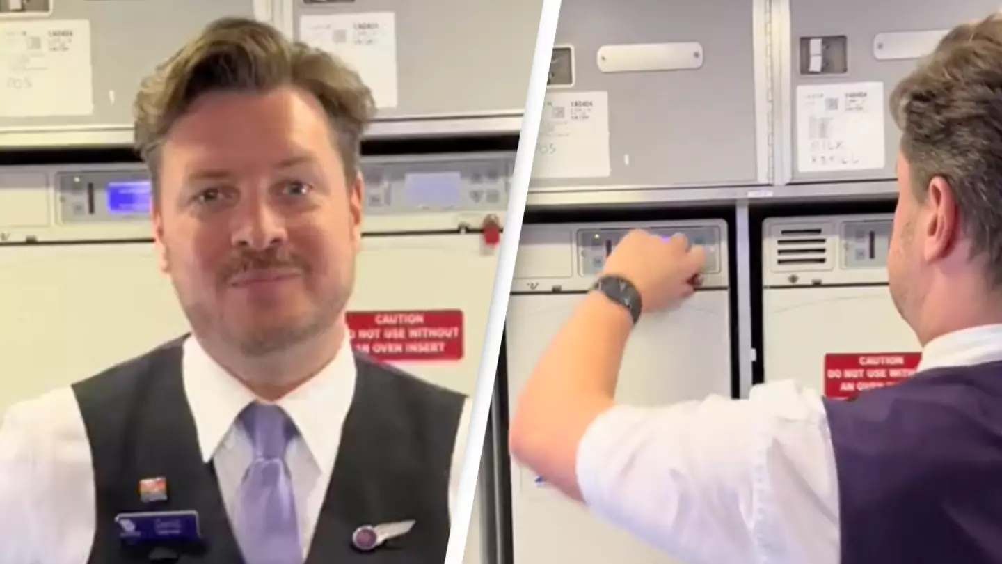 Flight attendant reveals how hot meals are prepared on board