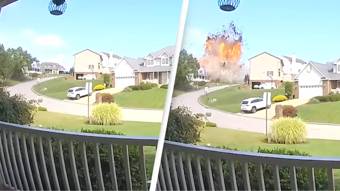 Heart-stopping video captures moment Pennsylvania house suddenly explodes