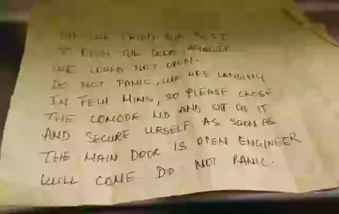 The note went viral (Twitter)