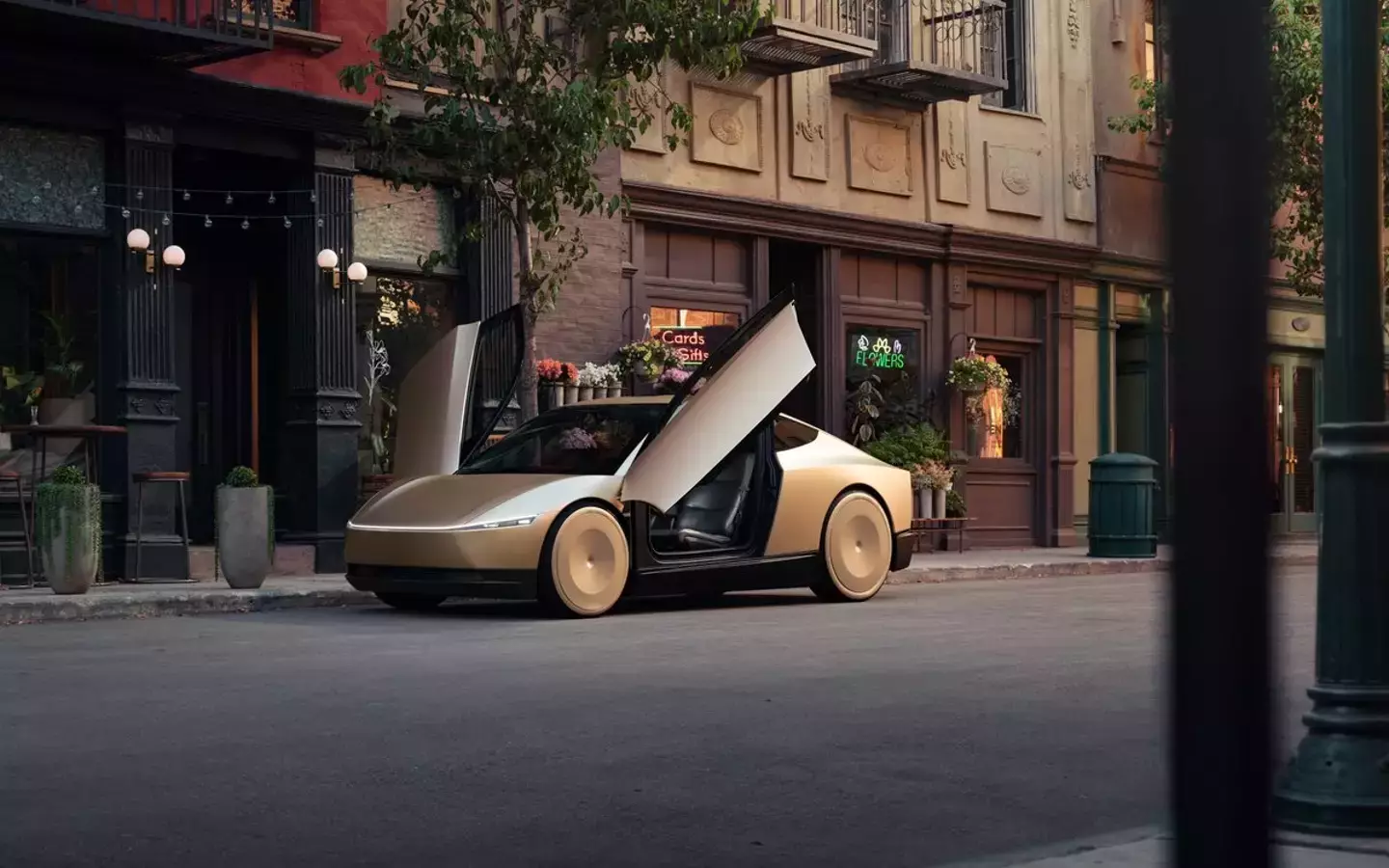 Tesla's Cybercab will go into production in 2027. (Tesla)