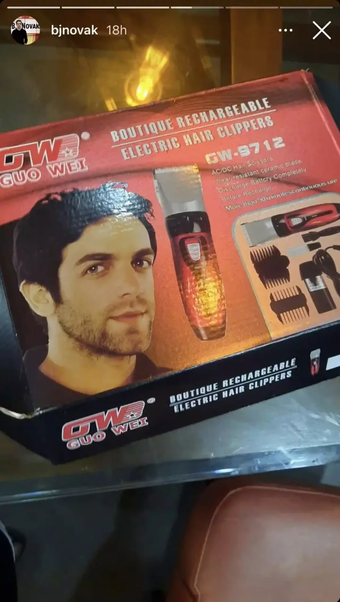 Need a face for your Chinese hair trimmer, why not BJ Novak?