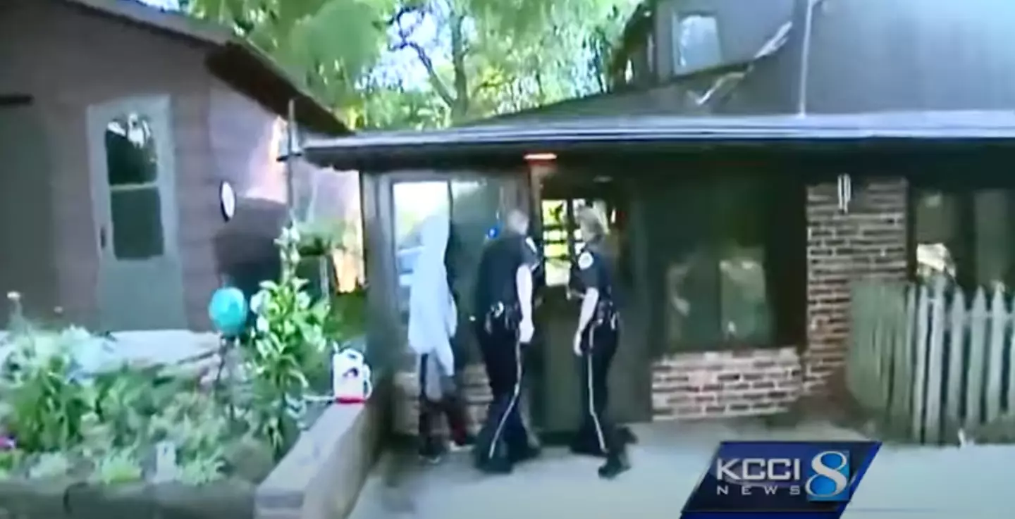 Makuey was captured on camera lingering outside the crime scene.