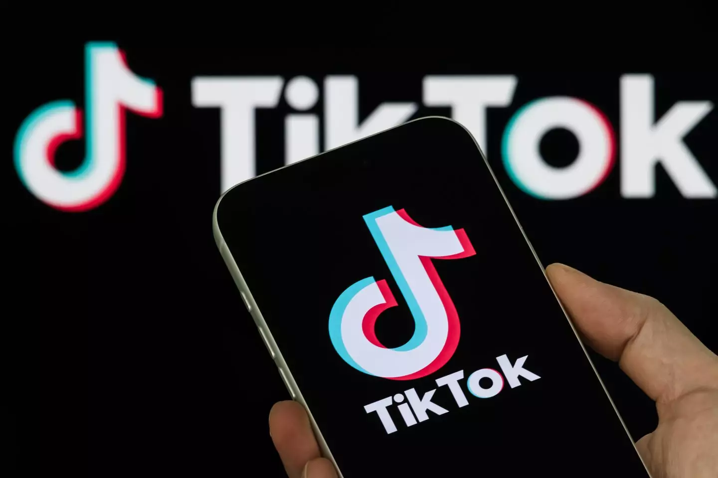 Some TikTok users have reported being unable to send a message containing one particular word (Cheng Xin/Getty Images)