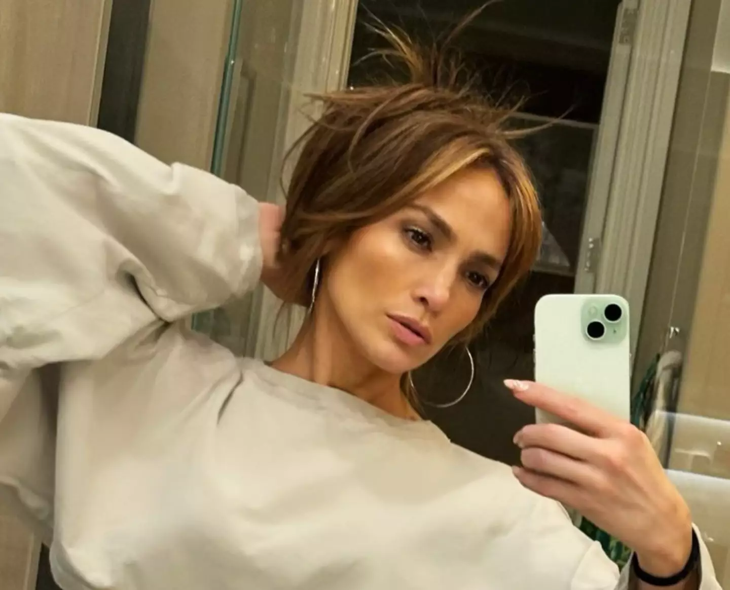 Lopez cancelled her tour to focus on family. (Instagram/@jlo)