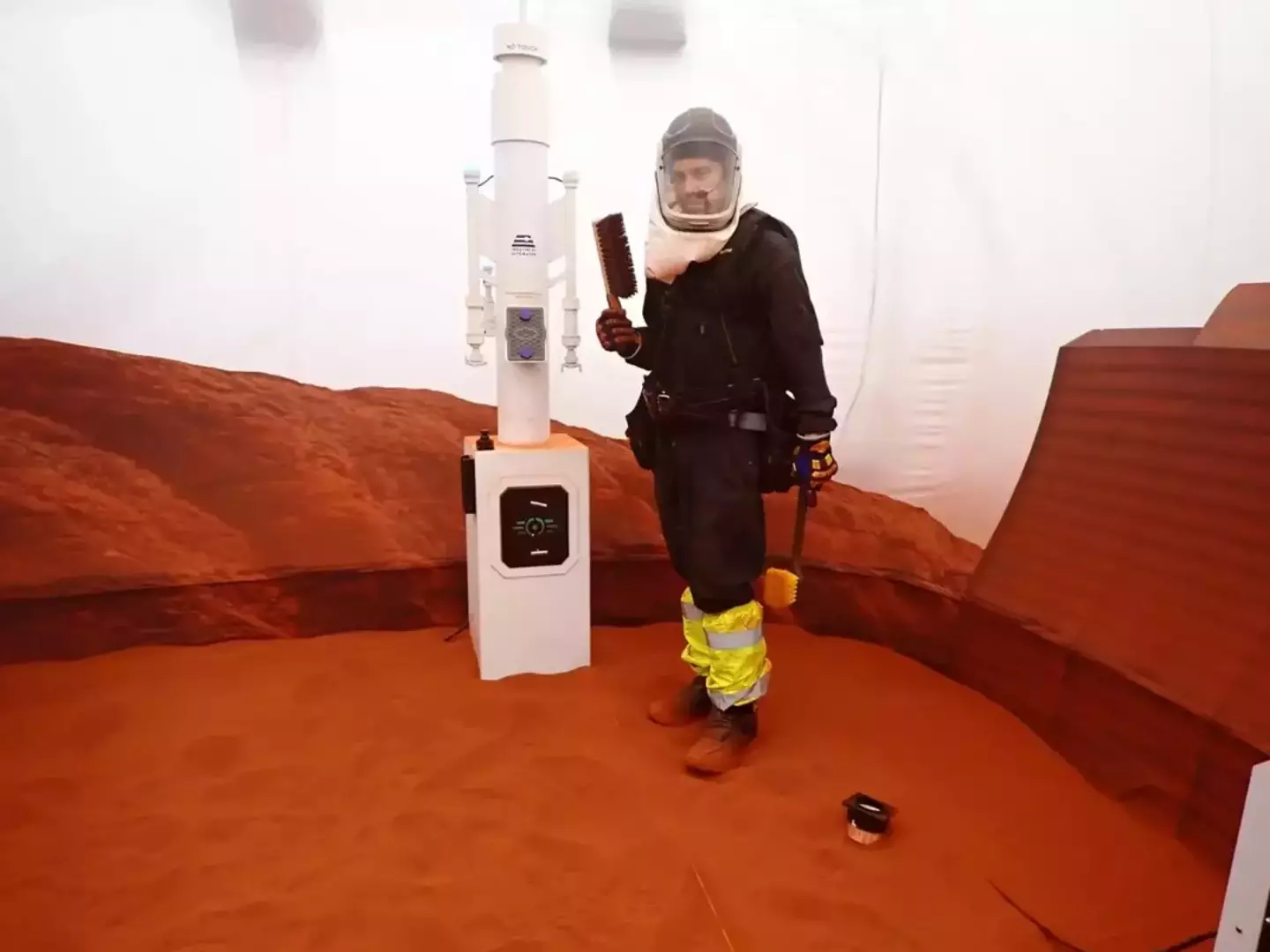 The NASA crew have been 'living on Mars'. (NASA)