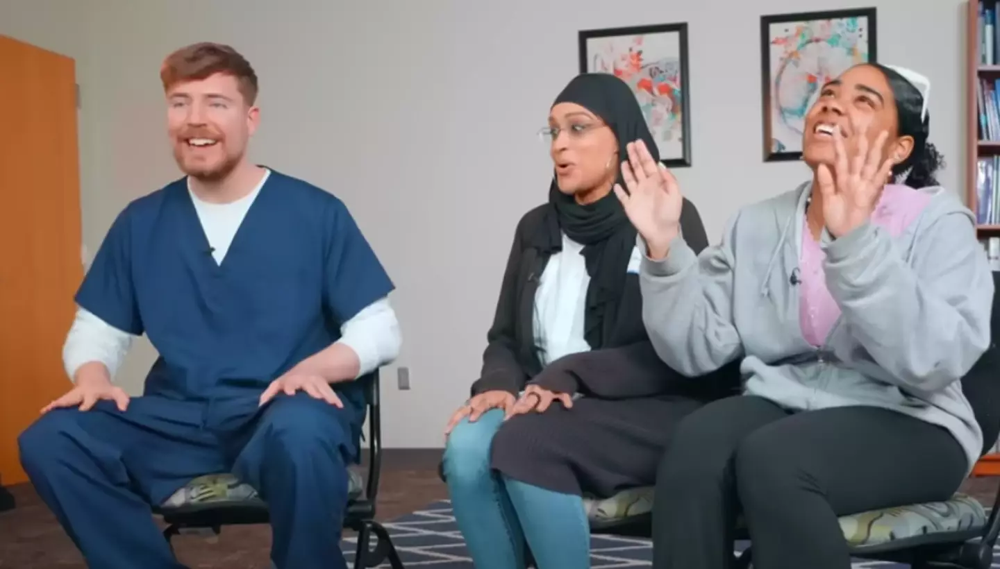 MrBeast travelled to different countries to help people hear.