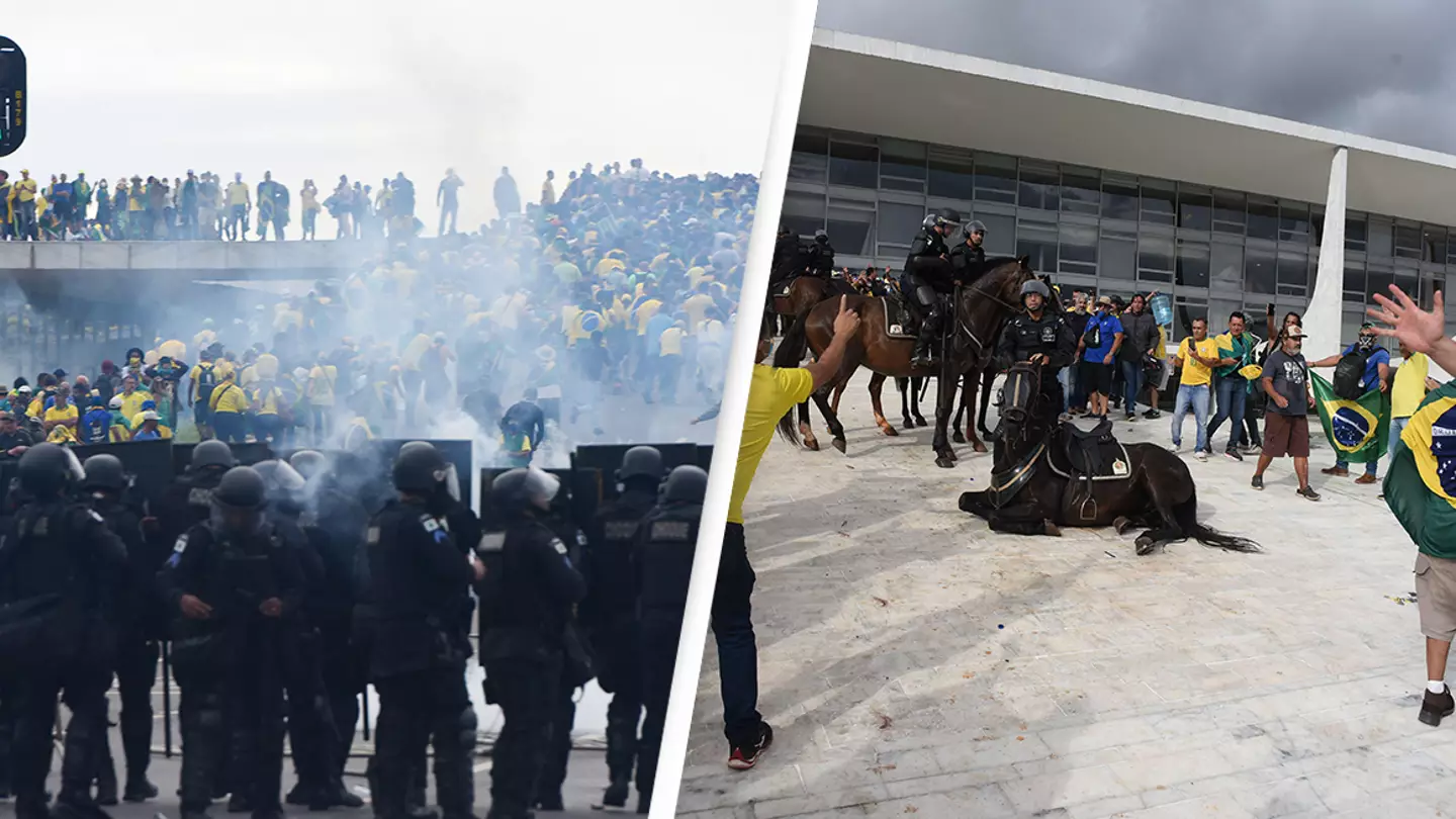 Jair Bolsonaro fans storm Brazil's Congress and Presidential Palace over leader's election loss