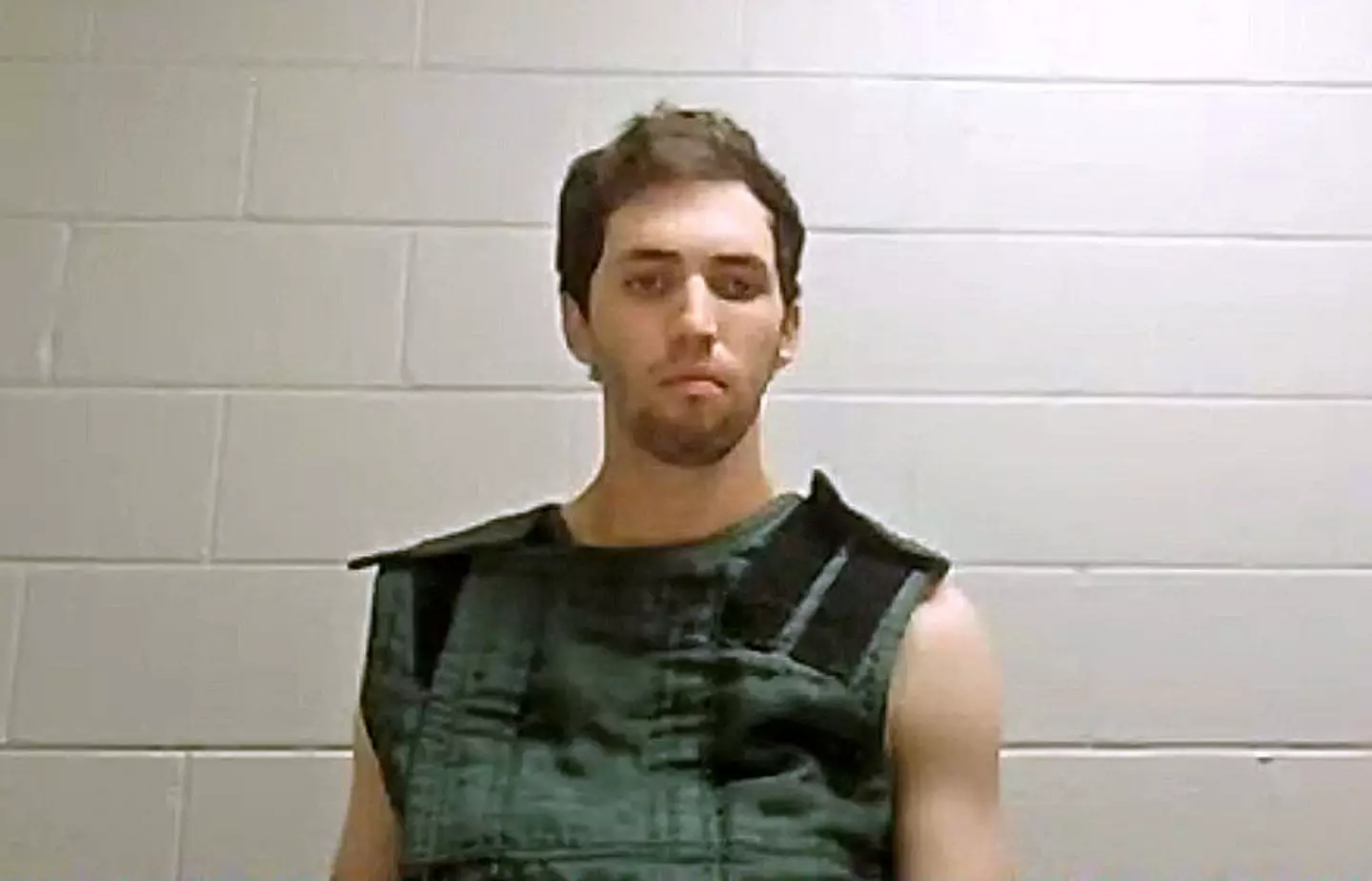 Tyler Robinson was wearing an anti-suicide vest at his last court appearance (Utah State Courts via Getty Images) (