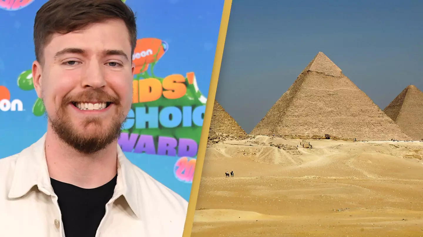 MrBeast rents out three Egyptian pyramids for upcoming video and fans are all left wondering the same thing