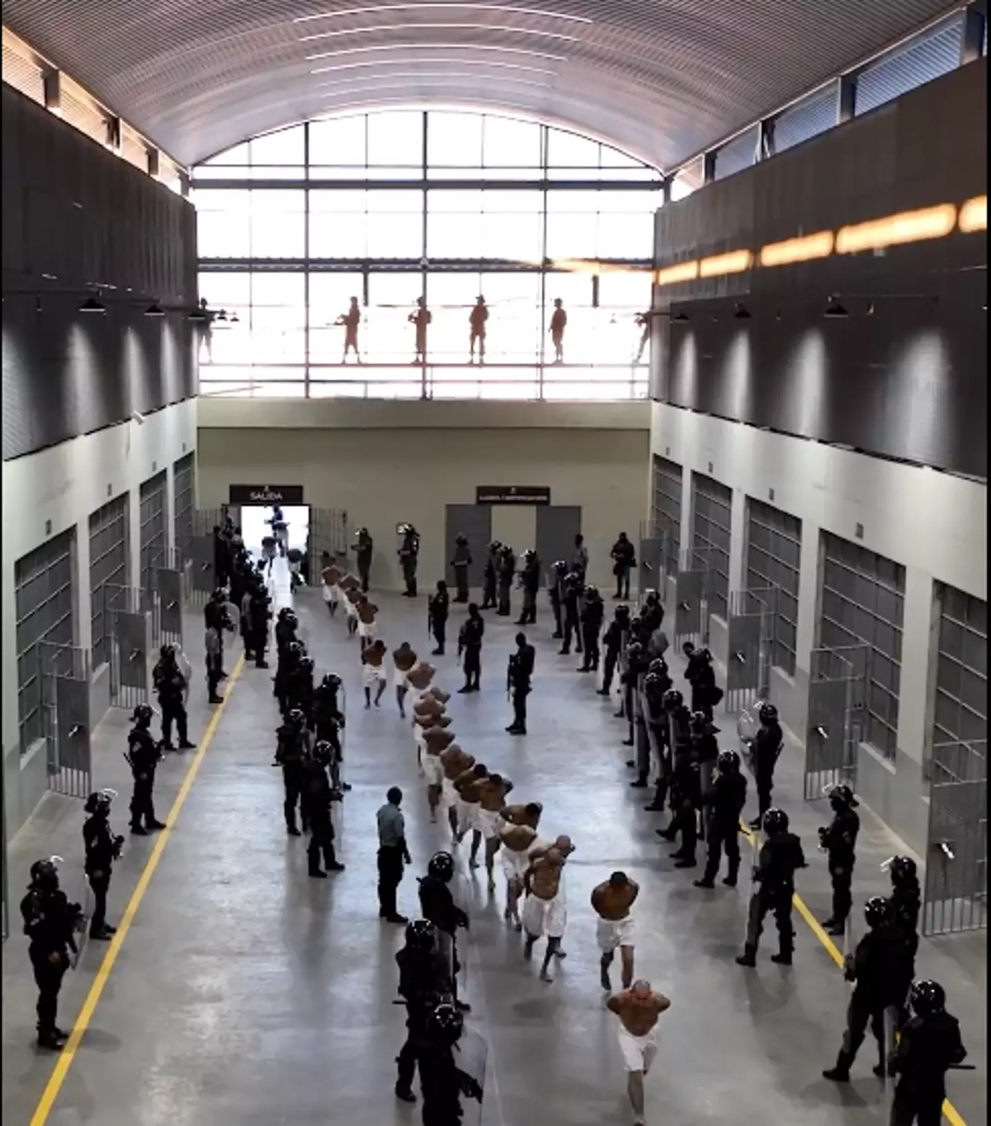 There are 32 cells in the new facility.