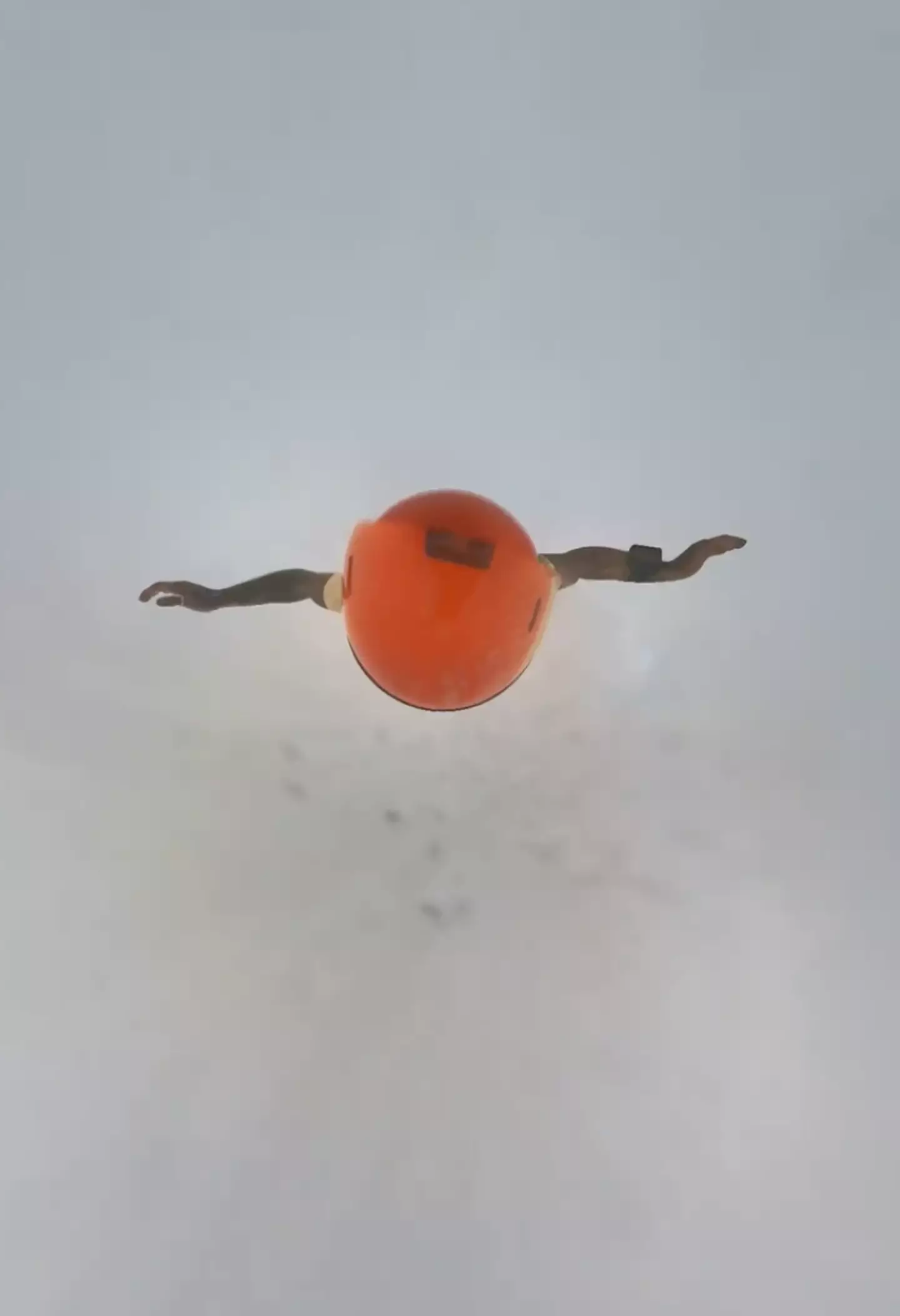 You can't see the land below anymore or any sky (Storyful)