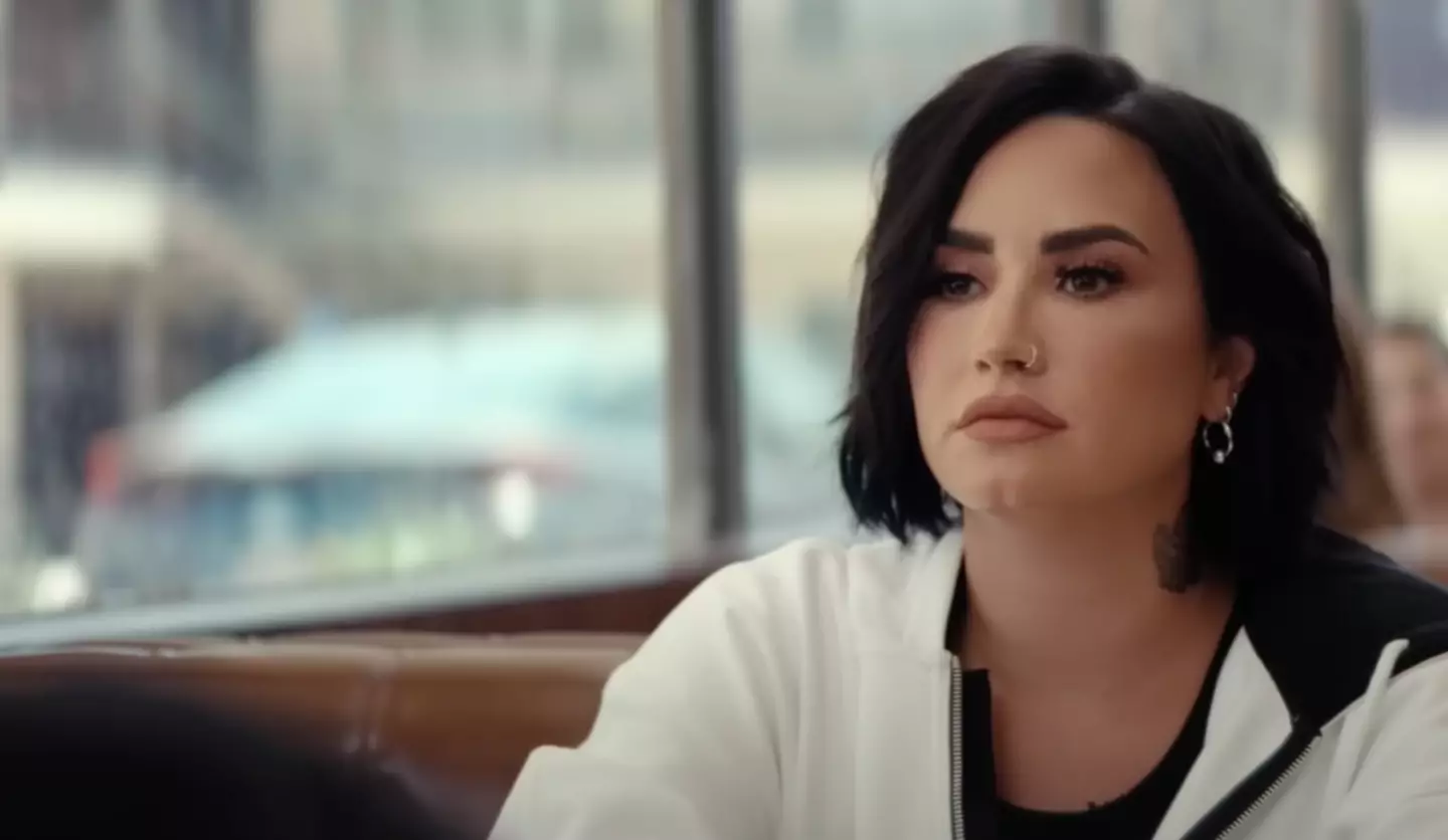 Lovato interviews a slew of former child stars in the documentary. (Hulu/Disney)