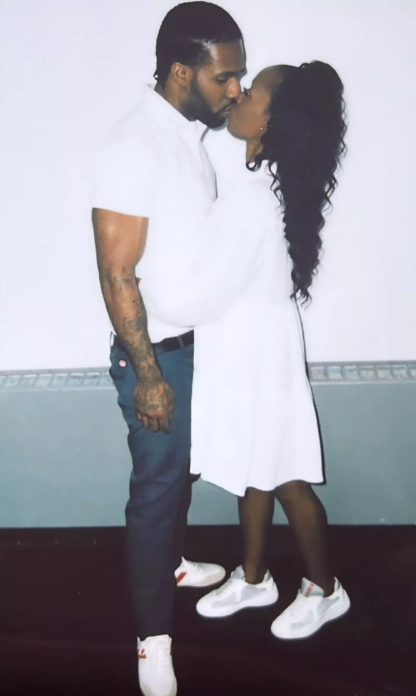 Lee and his wife, and former prison guard, Tameka on their wedding day (Instagram/a_fight4justice)