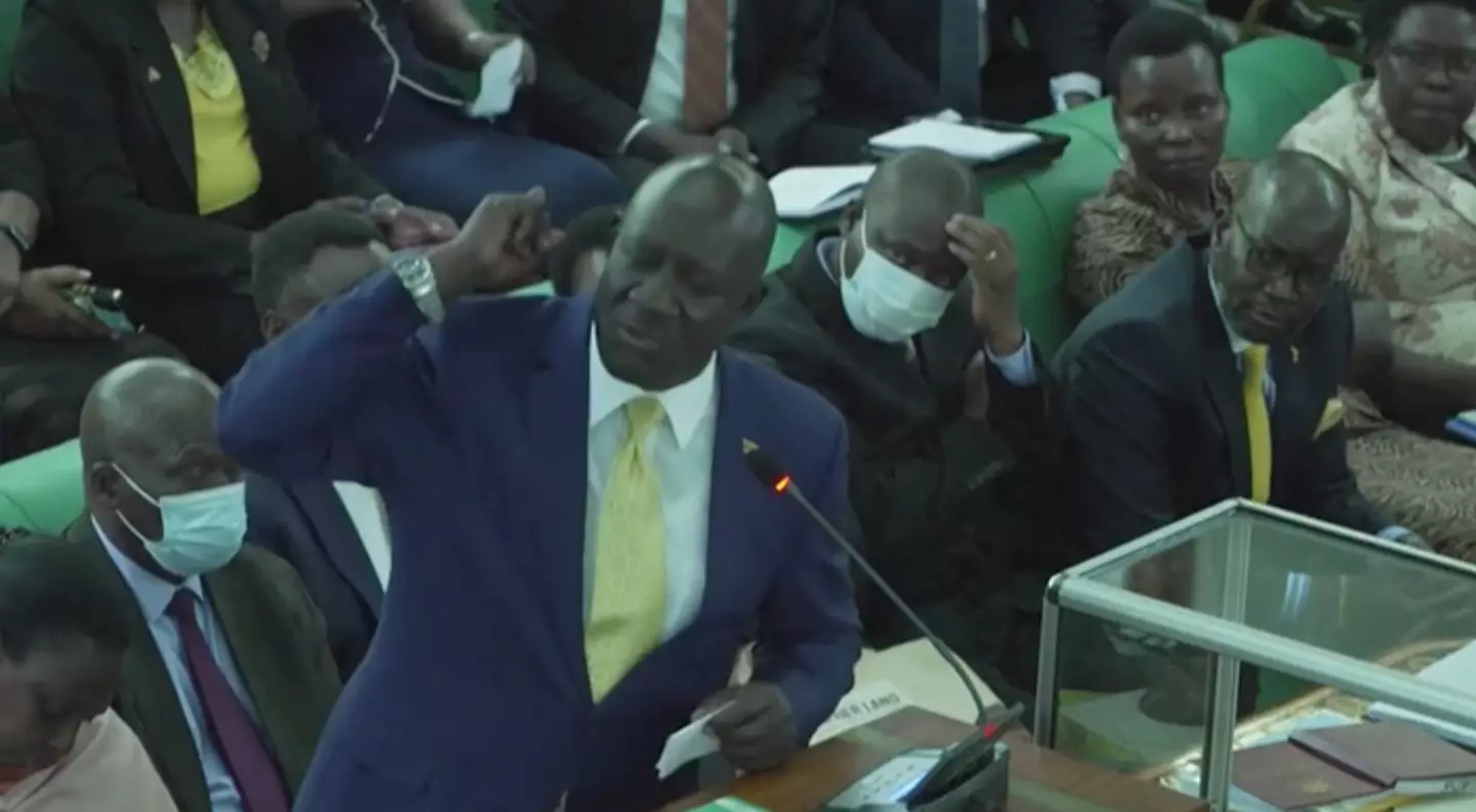 Musa Ecweru, MP for Amuria District, credit: BBC. Christopher Bradshaw