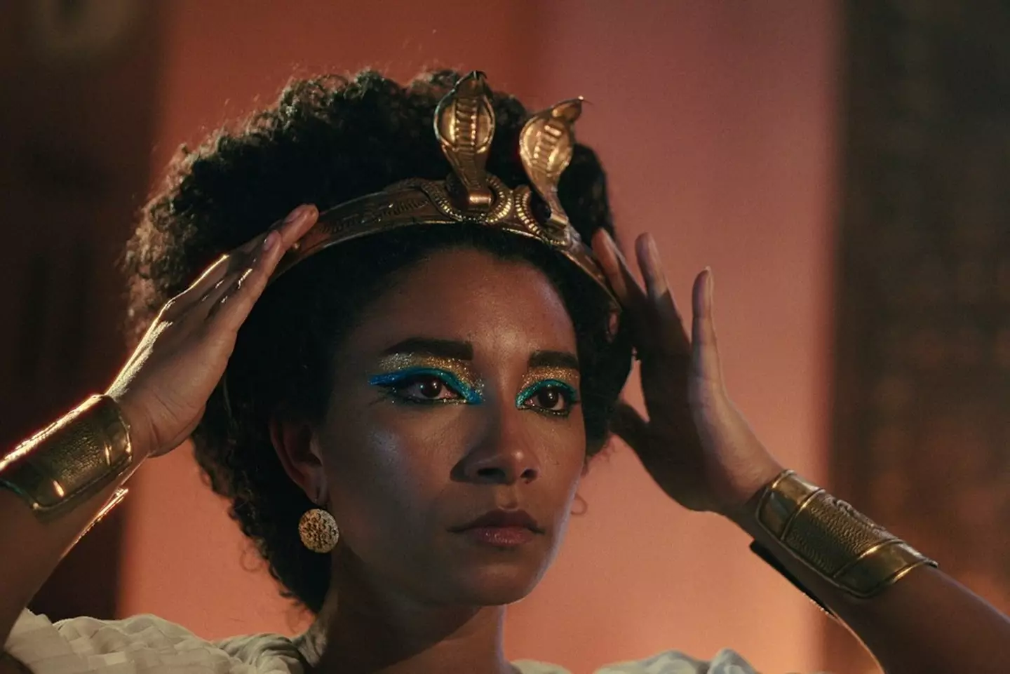 Adele James plays Queen Cleopatra in the new Netflix series.
