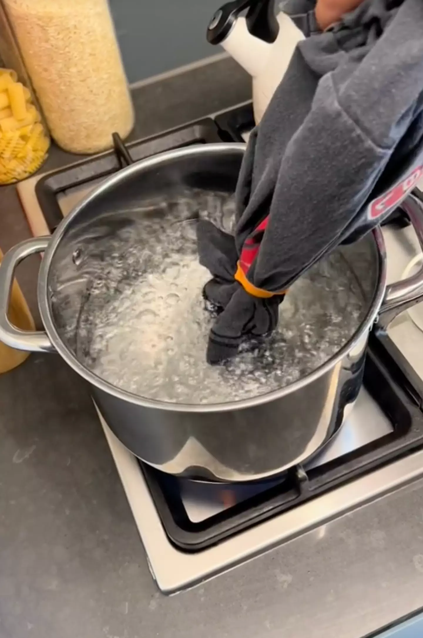 Popping the top in boiling water can help.