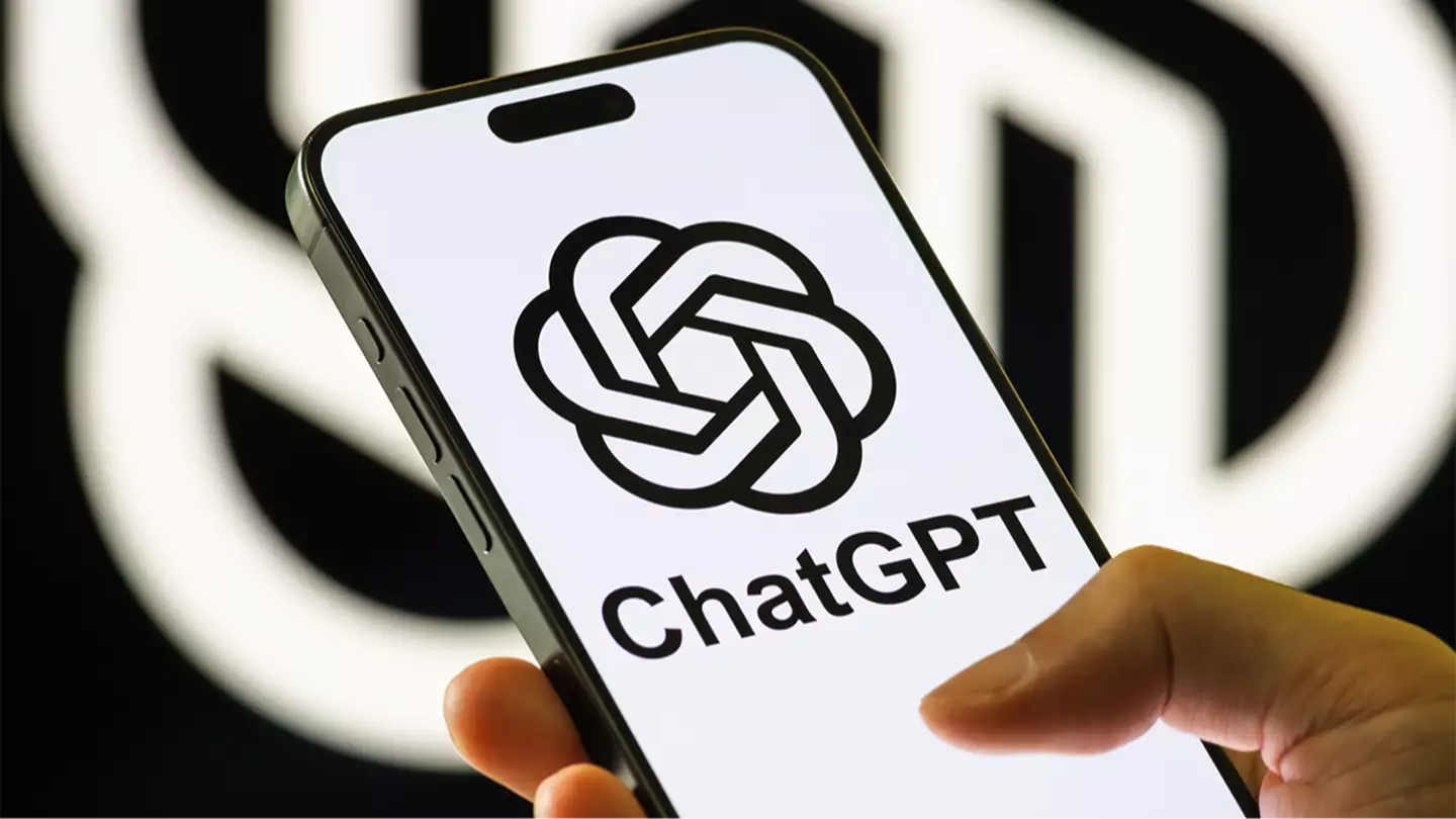 ChatGPT on a mobile phone