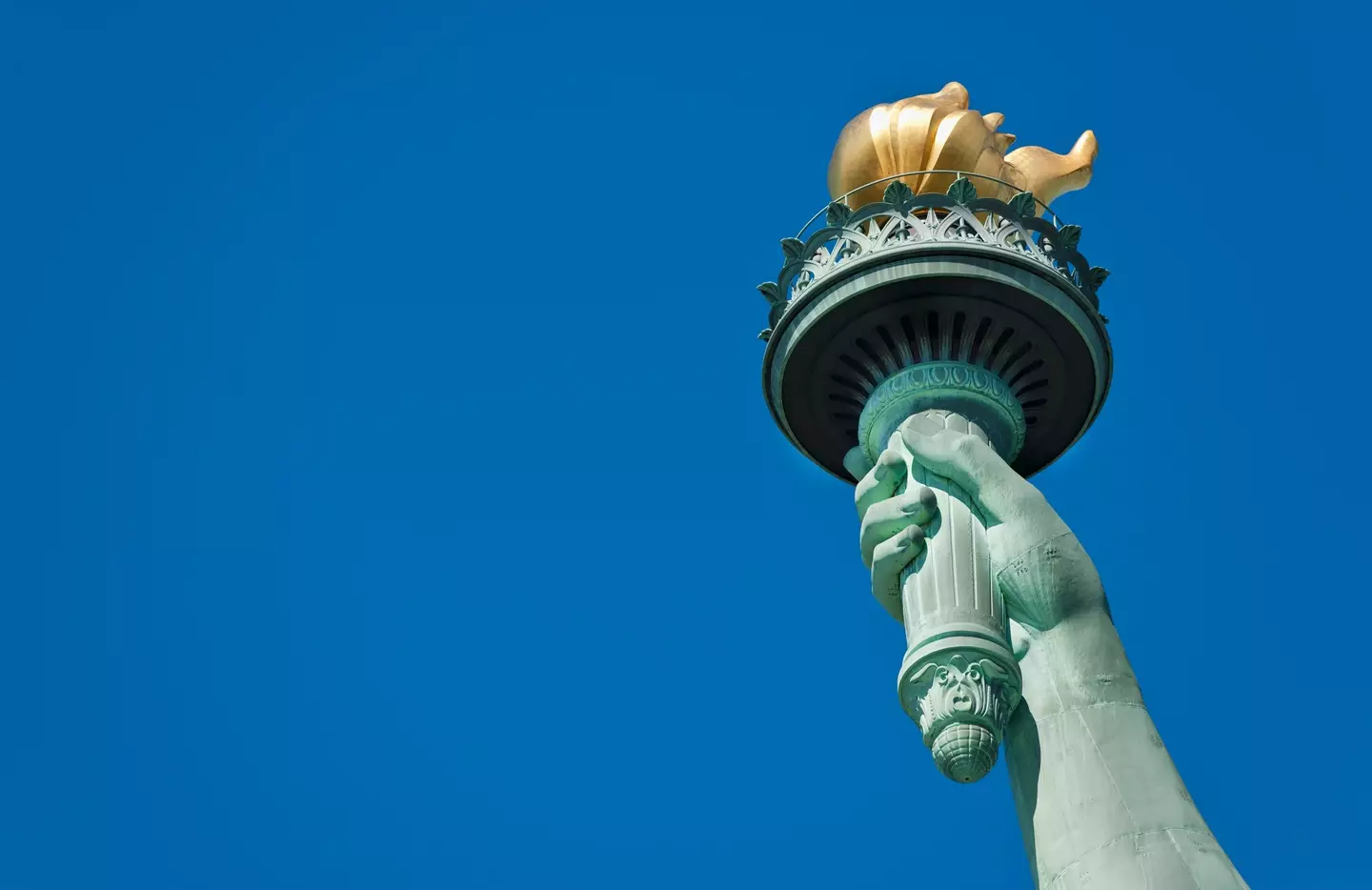 The balcony of the torch was once opened to the public (Getty Stock)