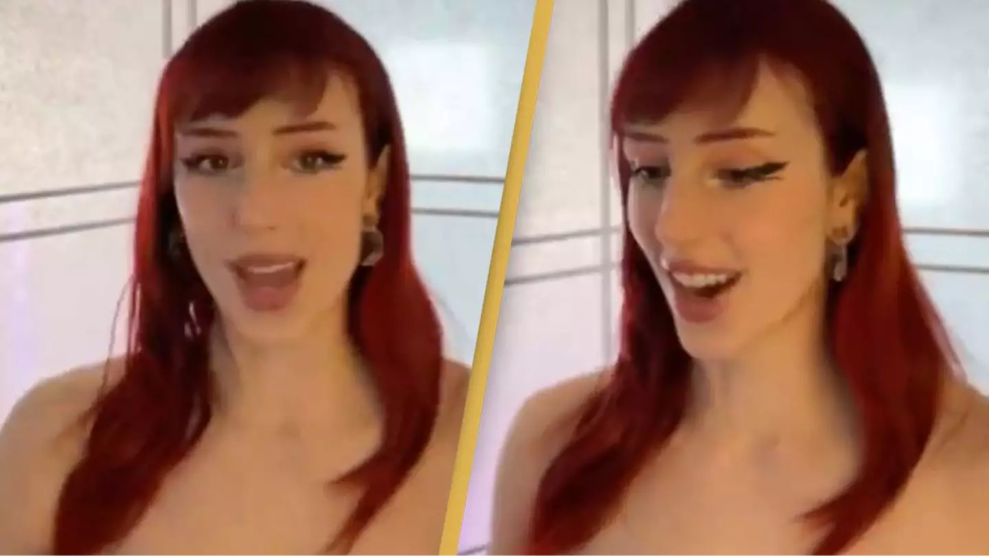 Banned Twitch streamer reveals what she's actually wearing when 'topless'