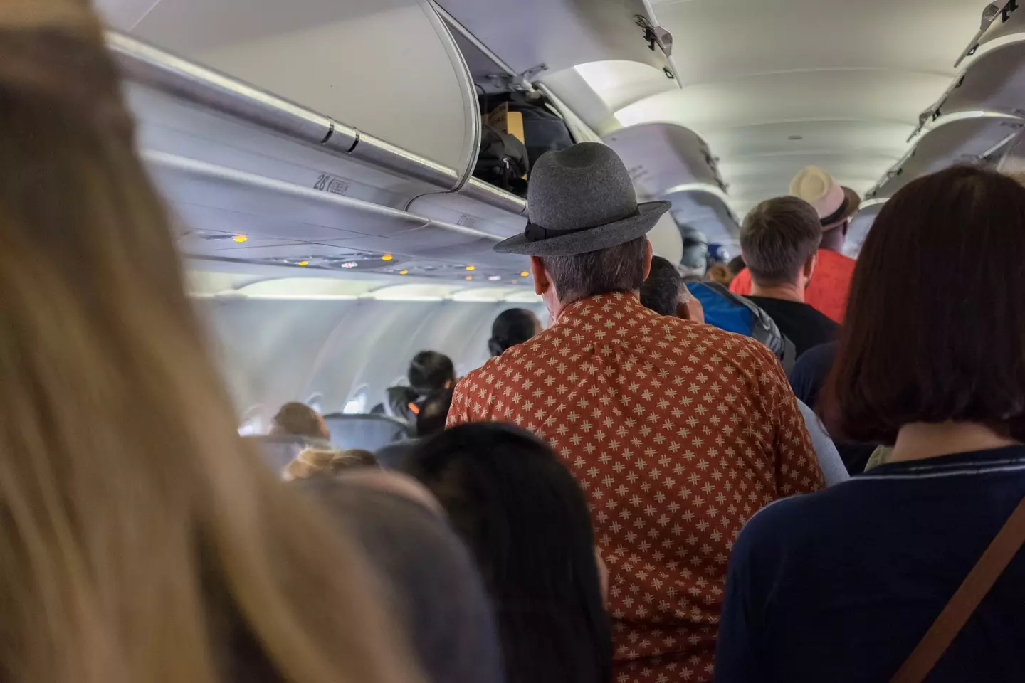 What's the 'right' way to get off a plane? (Getty Stock Photo)