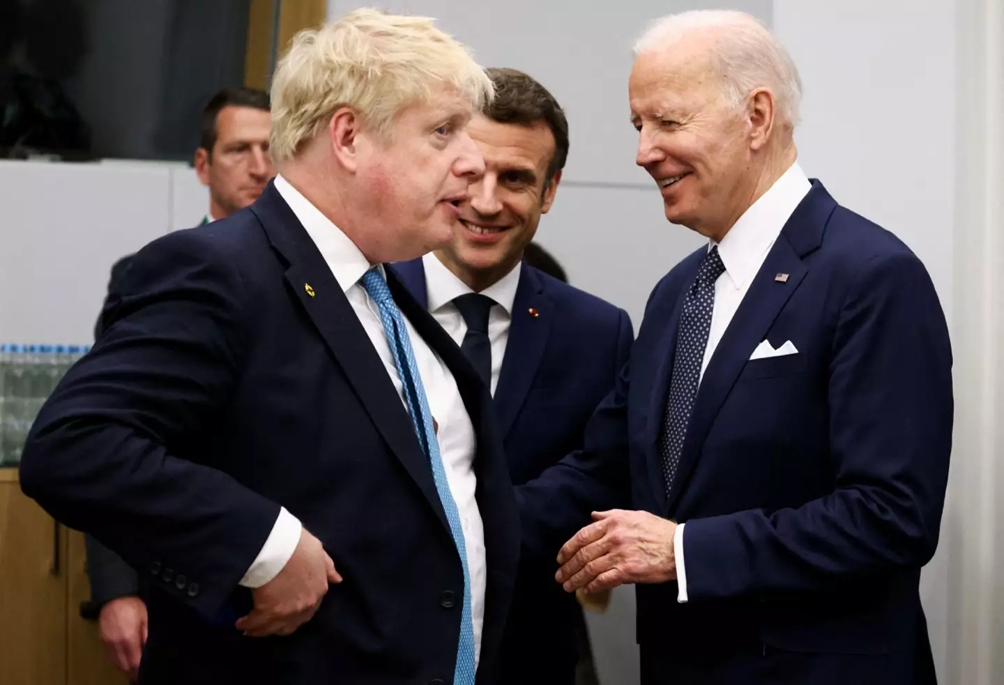 Boris Johnson and Joe Biden.