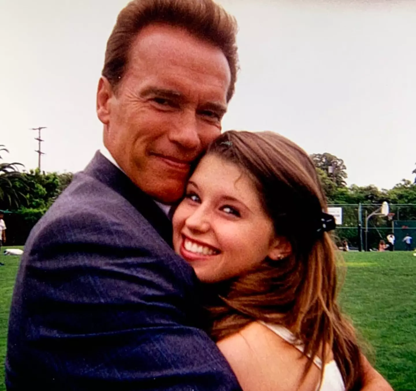 A throwback snap of Schwarzenegger with daughter Katherine.
