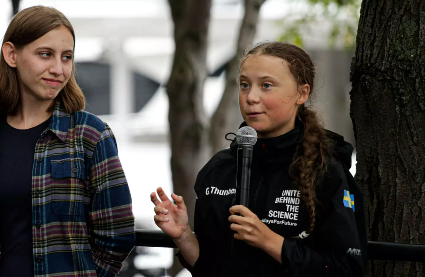 She was just 16 when she urged the US President to 'listen to the science' of climate change (KENA BETANCUR/AFP via Getty Images)