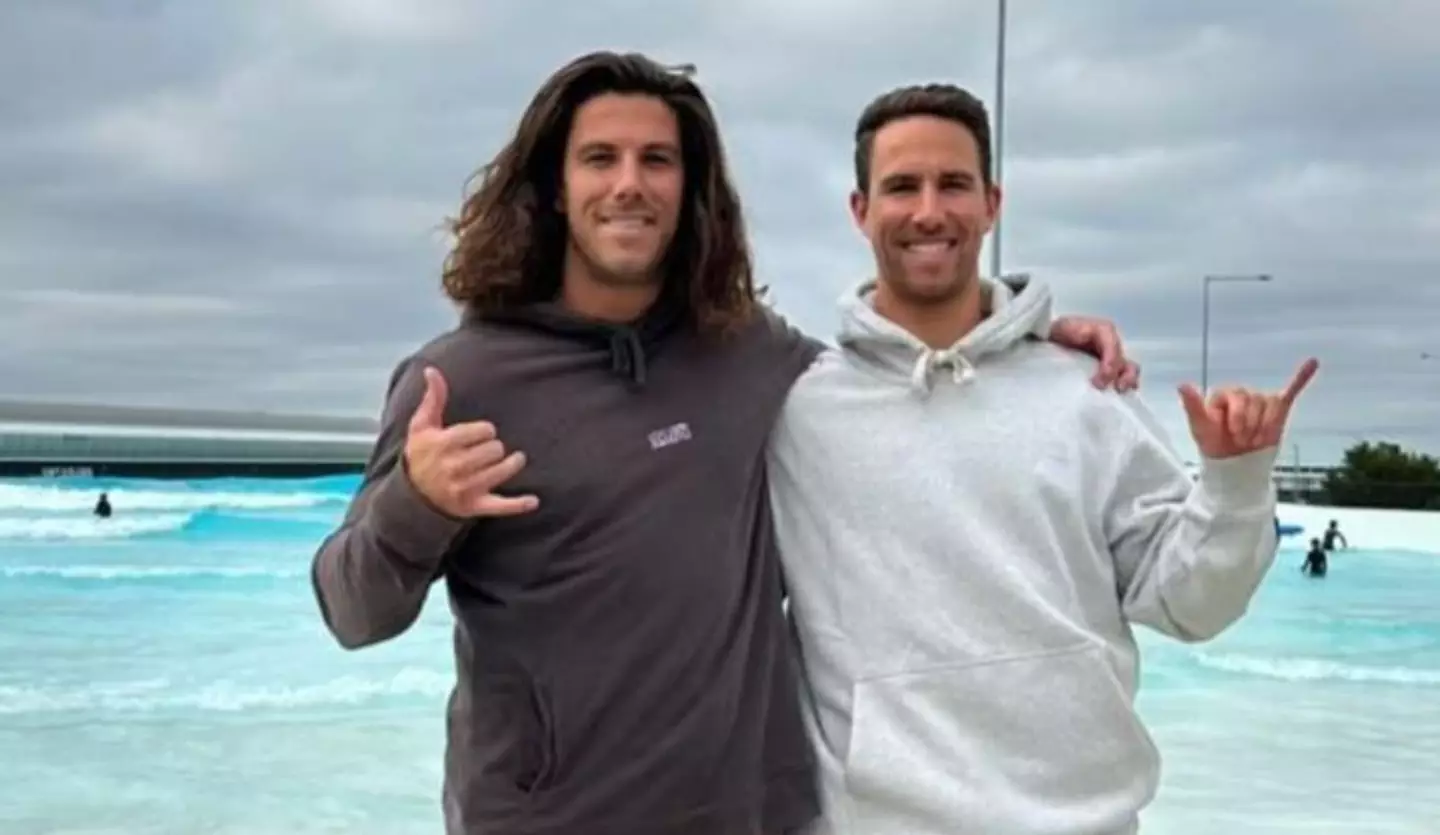 Callum and Jake in Melbourne in 2023 (Instagram)