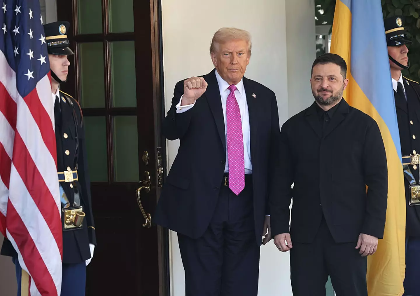 Donald Trump and Volodymyr Zelenskyy had a meeting at the White House last week (Win McNamee/Getty Images)