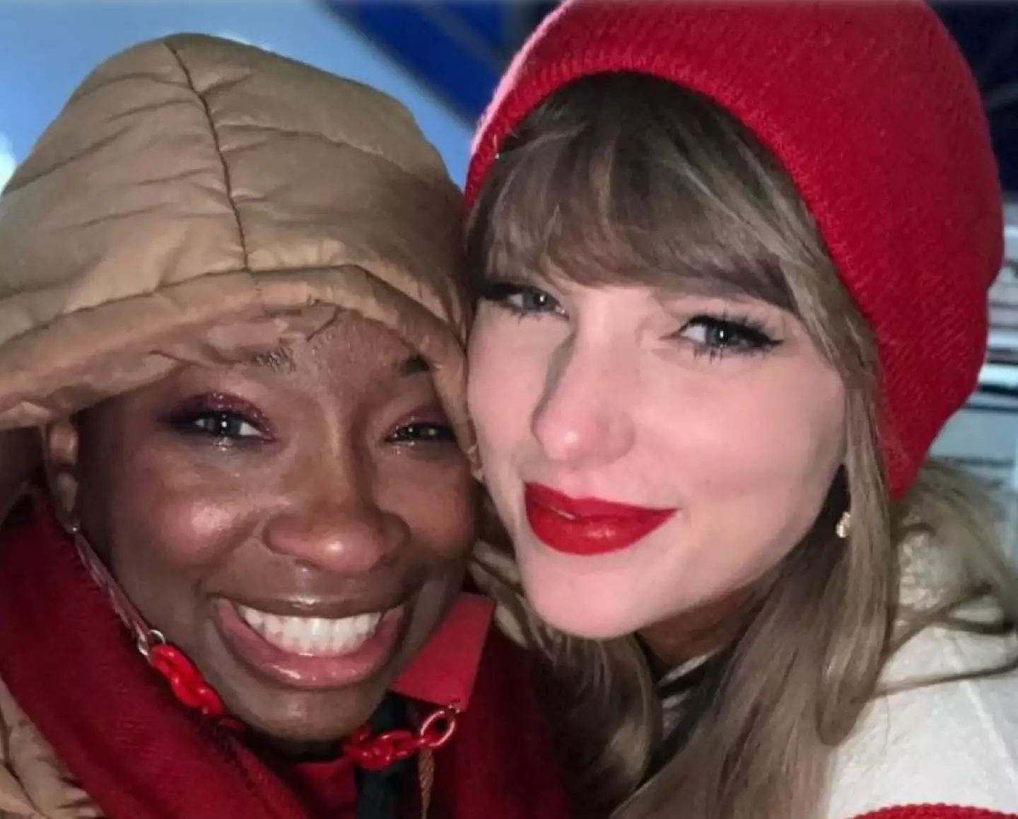 Jerris Rainey couldn't refuse a picture with Taylor Swift.