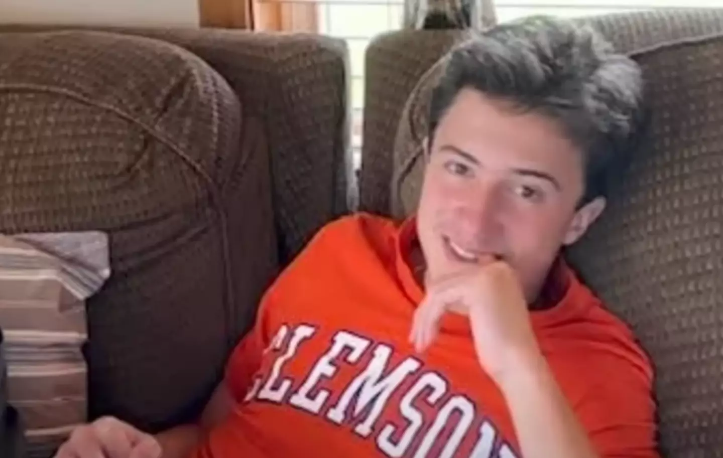 Danny Santulli was taking part in a 'hazing' event at a frat house (ABC News)