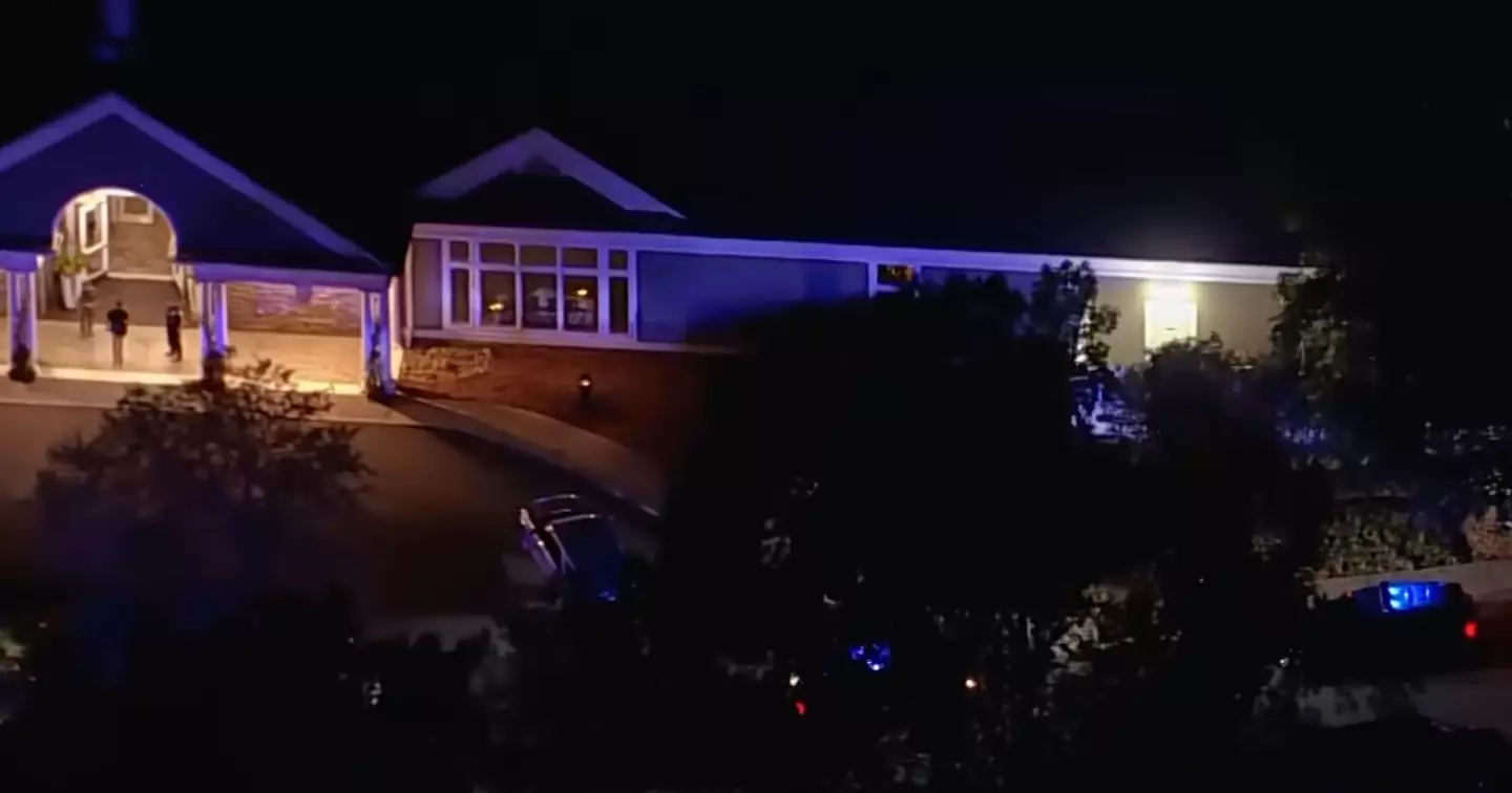 Guests were seen fleeing from the club (CBS Boston)