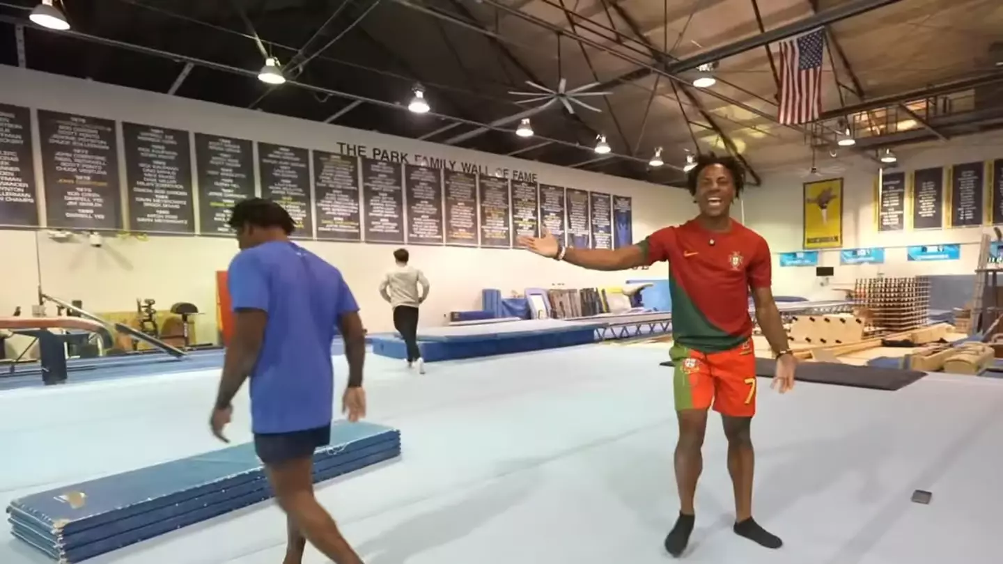 IShowSpeed competed against a professional athlete (YouTube/IShowSpeed)