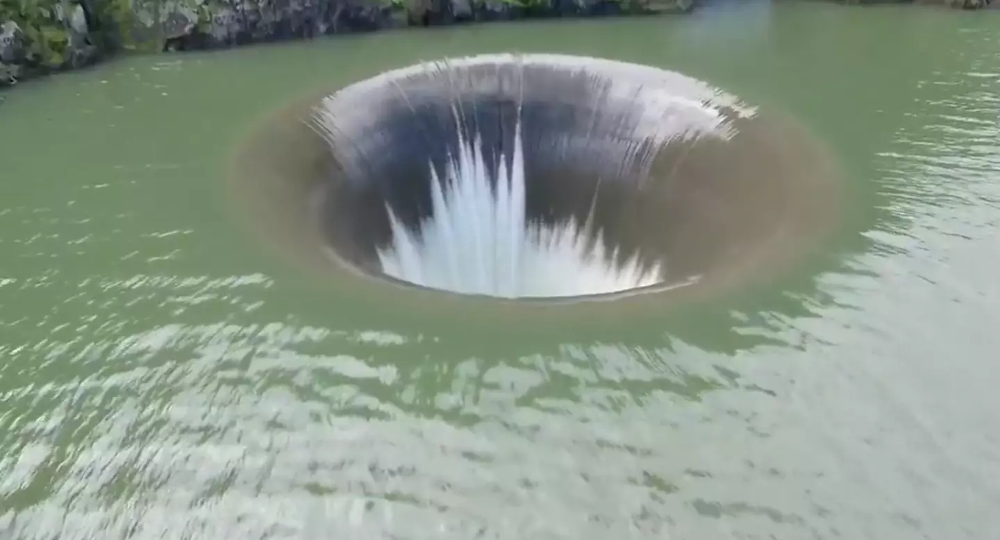 It's not someplace you'd like to get too close to. (YouTube/NorCal H.I.D. Matt Casias)