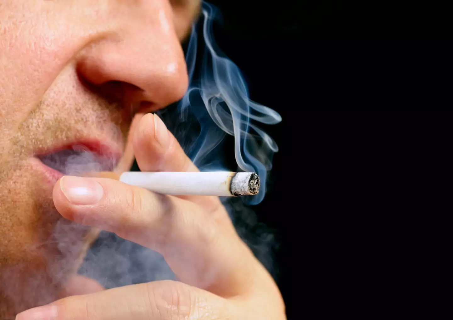 The pilot warned that the flight would divert if the people continued to smoke